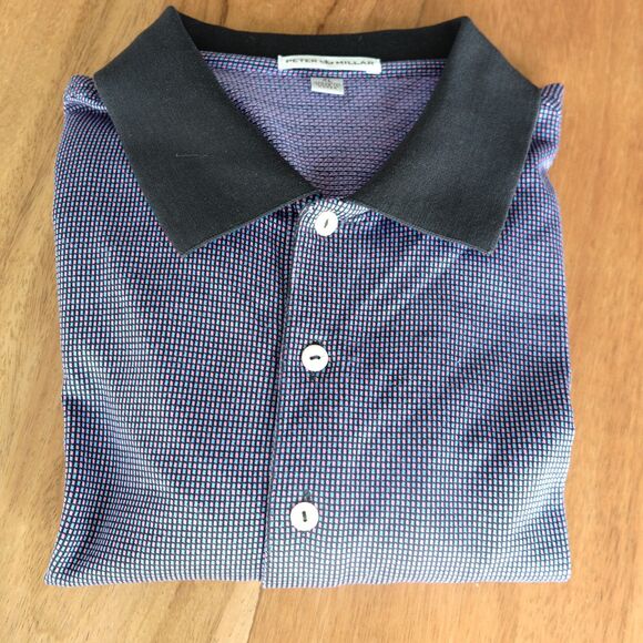 Peter‎ Millar 100% Cotton Polo Shirt Golf Resort Summer Sz XL - Picture 2 of 9